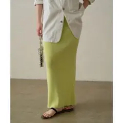 新品　ラウンジドレス　【Loungedress】ニットセミフレアスカートのサムネイル
