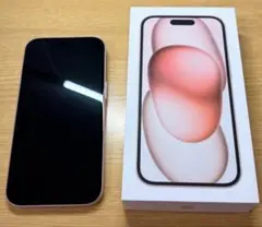 SIMフリー iPhone15 128GB ピンク 最大容量84%
