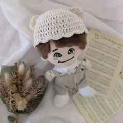 ちびぬい服 3点 帽子 サロペット トップスのサムネイル