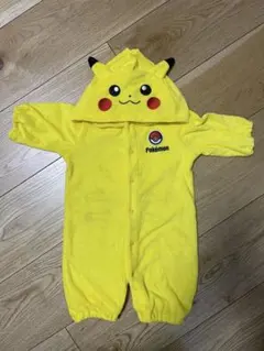 ベビー用(50~60)ポケモン ピカチュウ2wayロンパースのサムネイル