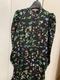 アナイ　新品未使用タグ付き花柄長袖ワンピース サイズ34