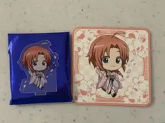銀魂 神威 ポップアップ POPUP 秋葉原 椿の花 椿 ブシロード 缶バッジ