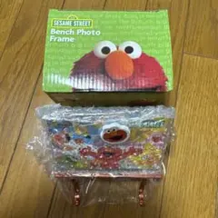 セサミストリート　ベンチ型　フォトフレーム