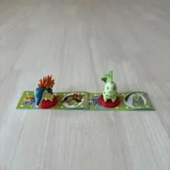 【匿名配送】チョコエッグ　ポケモン　チコリータ　ヒノアラシ　2点セット