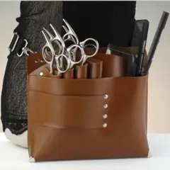 ✂再入荷✂ 【4色展開】シザー6丁収納可能！多機能 シザーケース キャメル