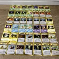32】ポケモンカード 旧裏面 トレーナーカード まとめ売り 42枚 - メルカリ
