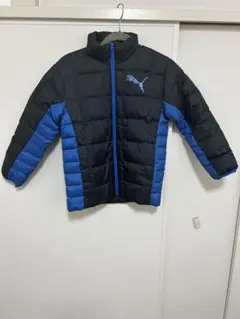 PUMA ダウンジャケット 140 黒/青