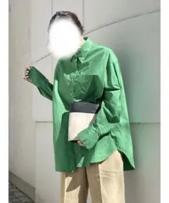 グリーン　シャツのサムネイル