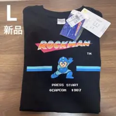 大人気！！Lサイズ　新品　ロックマン 半袖 Tシャツ　ドンキ