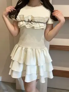 JILTU petit frill tulle dress ジルチュ ワンピース - メルカリ