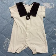 バースデイ　セーラー襟ロンパース 70cm