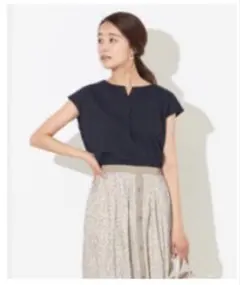 any SiS 【抗菌防臭】ハイクリアー天竺 フレンチス リーブ トップスのサムネイル