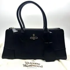 ★極美品★ヴィヴィアンウエストウッド エグゼクティブ ハンドバッグ オーブ 黒