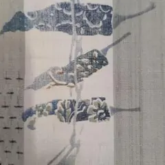 未使用に近　十日町紬唐辛子　正絹着物