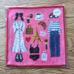 FEILER×IENA ENFANT IENA ハンカチ　レッド