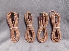 Lightning-USB 2m 4本 充電ケーブル