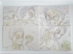 鬼滅の刃 猗窩座 無限列車編 原画ポストカード 4枚セット