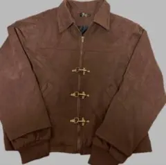 茶色スエード風ジャケット