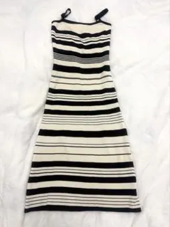 キャミワンピース ボーダー柄