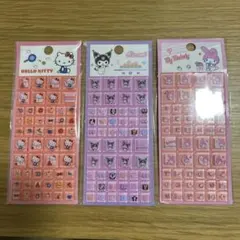 キャラクター　タイルシール　3シートセット