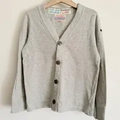 DENIM DUNGAREE グレー カーディガン 130