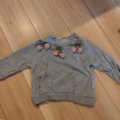 petit main グレー トレーナー 100cm