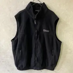 Eddie Bauer エディーバウアー　フリースベスト　ブラック　Mサイズ