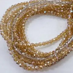 xk662/SALE！ガラスビーズ◇多面カット　mix 8連