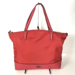 COACH コーチ ハンドバッグ レッド レディース ブランド