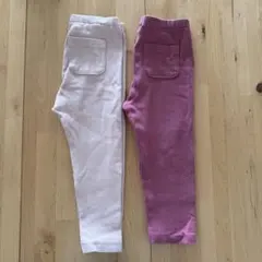 petit main UNIQLO ボトムス90サイズ 2点セット　ピンク