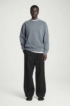 モックネック スウェット