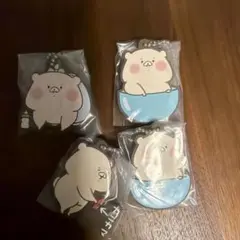 ともだちはくま　ラバーキーホルダー 4個セット