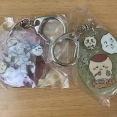 ちいかわ アクリルキーホルダー6 いい日 くりまんじゅうとシーサー セット