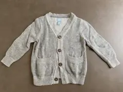 グレー　カーディガン　baby GAP 12-18