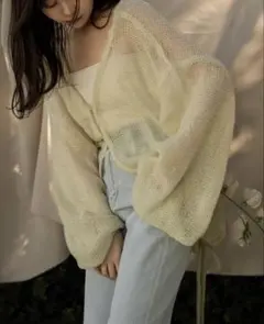 GABRIELA COLL GARMENTS♡シアー長袖シャツ グレー - メルカリ
