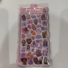 ラブブ 3D 立体 ボンボンドロップシール ぷっくり