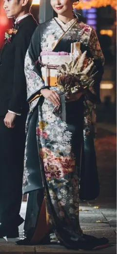 ✨週末特別価格✨【新品未使用】最高級友禅色打掛 (黒) 婚礼 丸章 秋山章 2025年最新】秋山章 打掛の人気アイテム - メルカリ