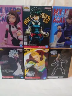 【僕のヒーローアカデミア】フィギュア 6点セット