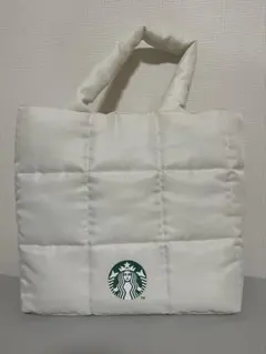 【限定】スターバックス キルティングトートバッグ ホワイト
