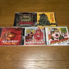 12枚セット』redspider CDまとめ売り レッドスパイダーステッカー付