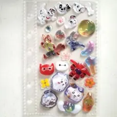 ②ディズニー　ボンボンドロップシール　おすそわけ