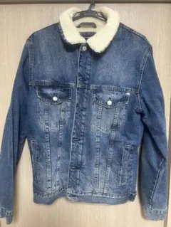 ZARA ボア デニムジャケットのサムネイル
