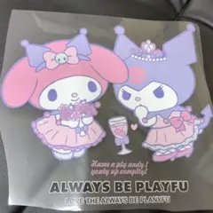 Kuromi Cinnamoroll マイメロ　ステッカー 洋服シール