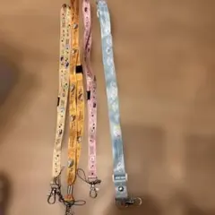 サンリオ すみっコぐらし シナモロール ネックストラップ 4本セット