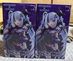 雪ミク クロミ トリオトライイットフィギュア 2個セット