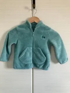 キッズ ボアフリース ジャケット グリーン100cmのサムネイル