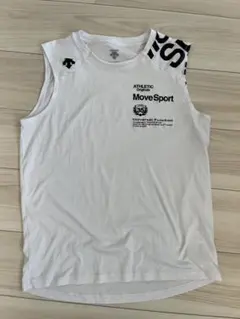 デサントMove Sport ノースリーブTシャツ M ホワイト