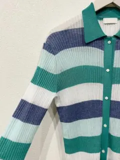 トゥモローランド☆ Ballsey ボーダーニットワンピース❗️