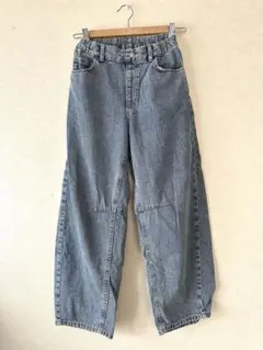 GU バレルレッグジーンズ 150cm
