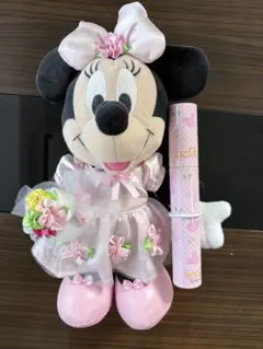 ミニーマウス 電報　ぬいぐるみ